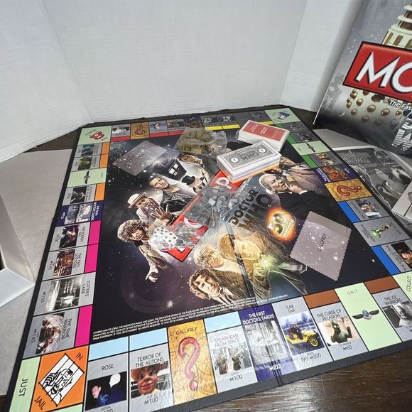 Monopoly Doctor Who 50th Anniversary Collector’s Edition Open Box Original Pac.. - Picture 5 of 16